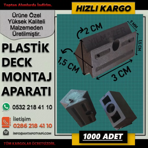 Plastik Deck Klips (1.000 Adet)