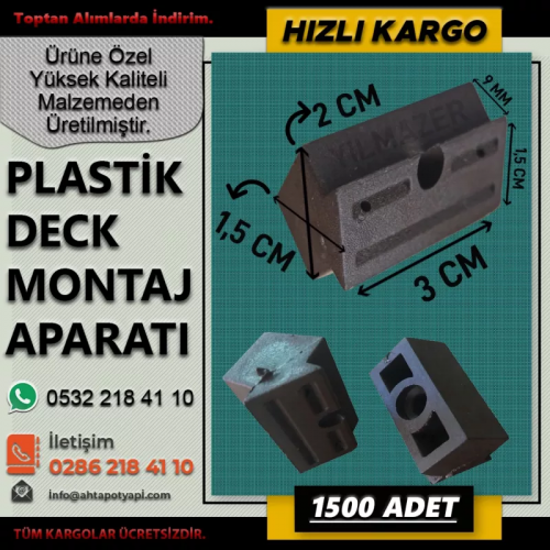 Plastik Deck Klips (1.500 Adet)