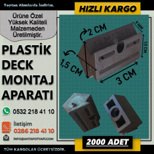 Plastik Deck Klips (2.000 Adet)