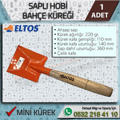 Saplı Bahçe Küreği Sbk002 Hobi Küreği El Küreği Küçük