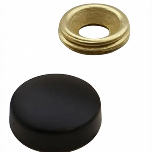 Metal Vida Kapama (Siyah, Ø20mm, 100 Adet)