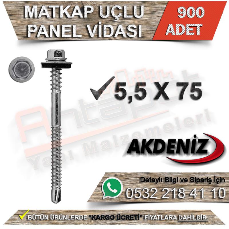 Akdeniz Matkap Uçlu Panel Vidası 5,5X75 (900 Adet)