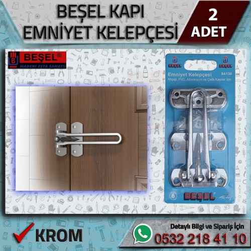 Akıllı Çözüm: Çiftli Paket Eltos Kapı Emniyet Kelepçesi