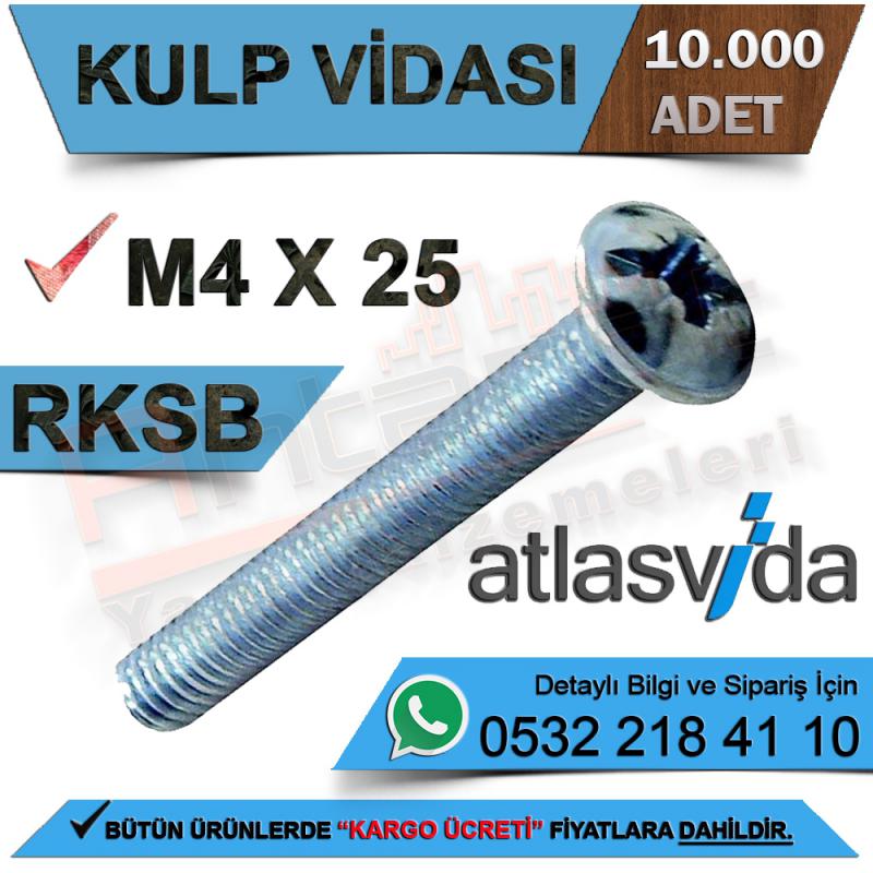 Atlas Kulp Vidası Rksb M4.0X25 (10.000 Adet) - Kulp Vidaları
