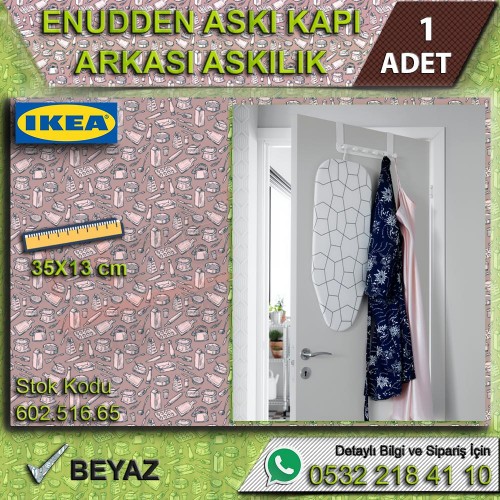 BEYAZ ENUDDEN Askı - Kapı Arkası Askılık Elbise Askısı - IKEA
