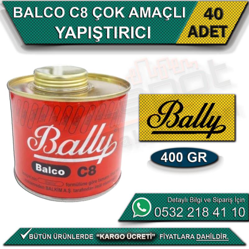 Bally Balco C8 Çok Amaçlı Yapıştırıcı 400 Gr (40 Adet) - Yapıştırıcılar