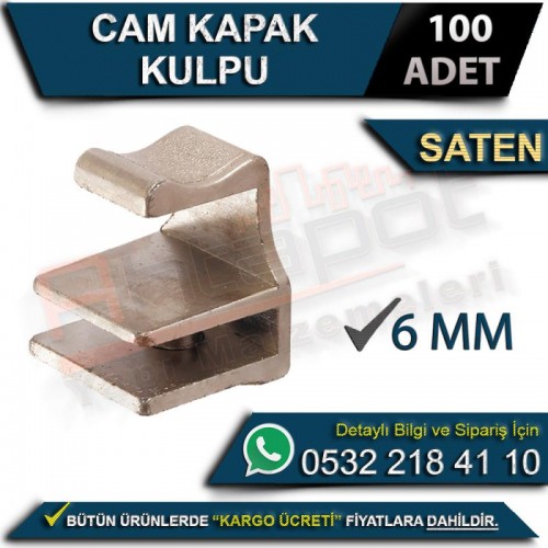 Cam Kapak Kulpu Saten (100 Adet)