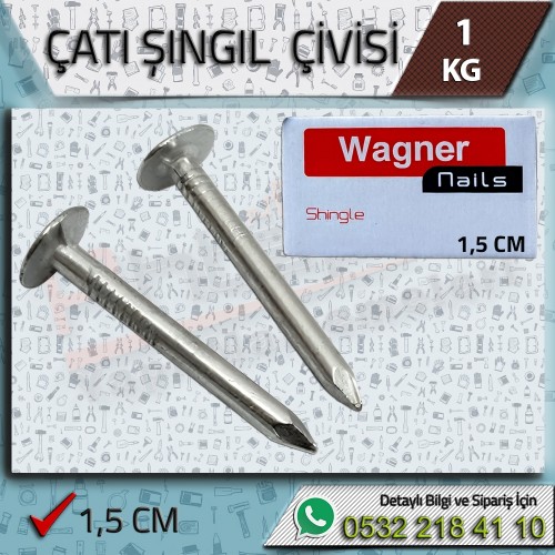 Çatı Şıngıl Çivisi 1.5 Cm 1kg