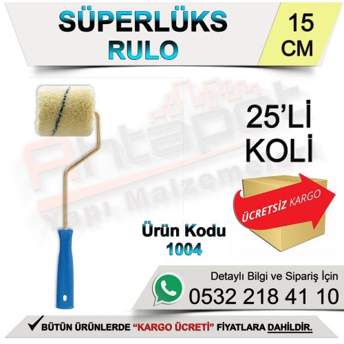 Dekor 1004 Süperlüks Rulo 15 Cm (25 Adet)