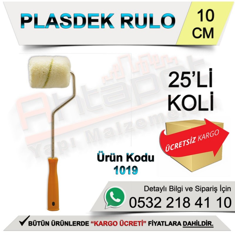 Dekor 1019 Plasdek Rulo 10 Cm (25 Adet) - Rulo ve Fırçalar