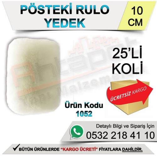 Dekor 1052 Pösteki Rulo Yedek 10 Cm (25 Adet)