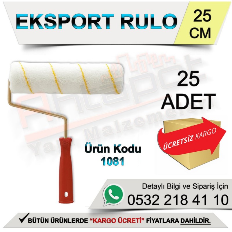Dekor 1081 Eksport Rulo 25 Cm (25 Adet) - Rulo ve Fırçalar