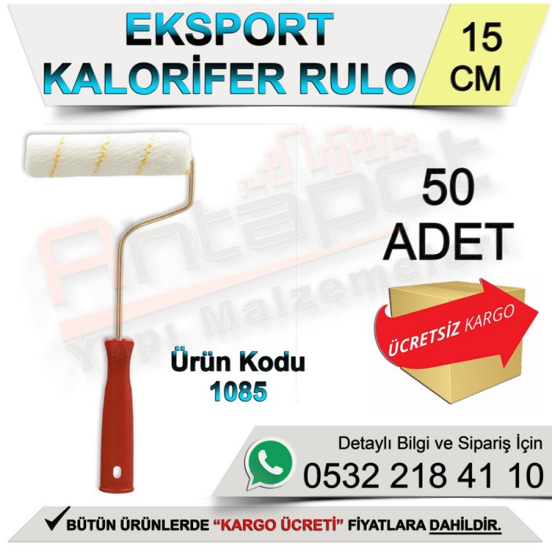 Dekor 1085 Kalorifer Rulo 15 Cm (50 Adet) - Rulo ve Fırçalar