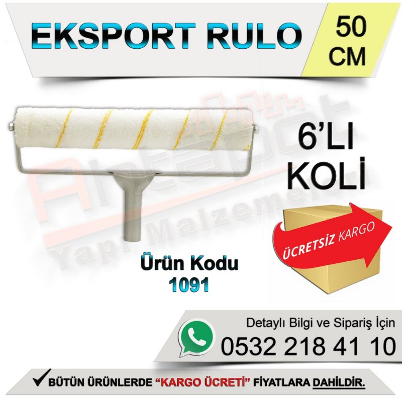 Dekor 1091 Eksport Rulo 50 Cm (6 Adet) - Rulo ve Fırçalar