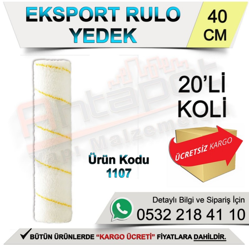Dekor 1107 Eksport Rulo Yedek 40 Cm (20 Adet) - Rulo ve Fırçalar