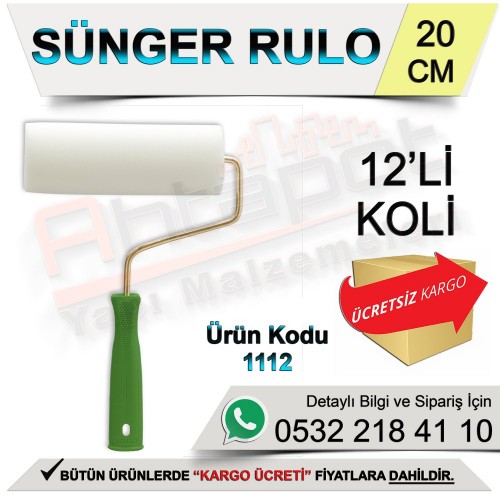 Dekor 1112 Sünger Rulo 20 Cm (12 Adet)