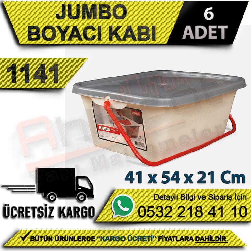 Dekor 1141 Jumbo Boyacı Kabı 41x54x21 Cm (6 Adet) - Boya Tepsileri