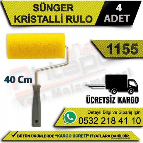 Dekor 1155 Sünger Kristalli Rulo 40 Cm
