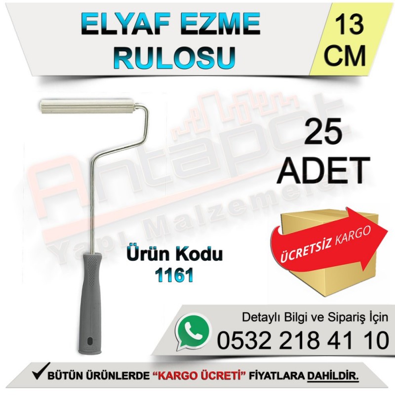 Dekor 1161 Elyaf Ezme Rulosu 13 Cm (25 Adet)