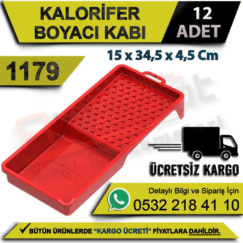 Dekor 1179 Kalorifer Boyacı Kabı 15x34,5x4,5 Cm (12 Adet)