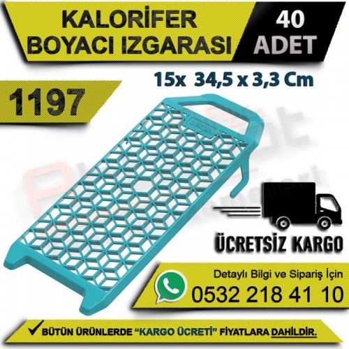 Dekor 1197 Kalorifer Boyacı Izgarası 15x34,5x3,3 Cm (40 Adet)