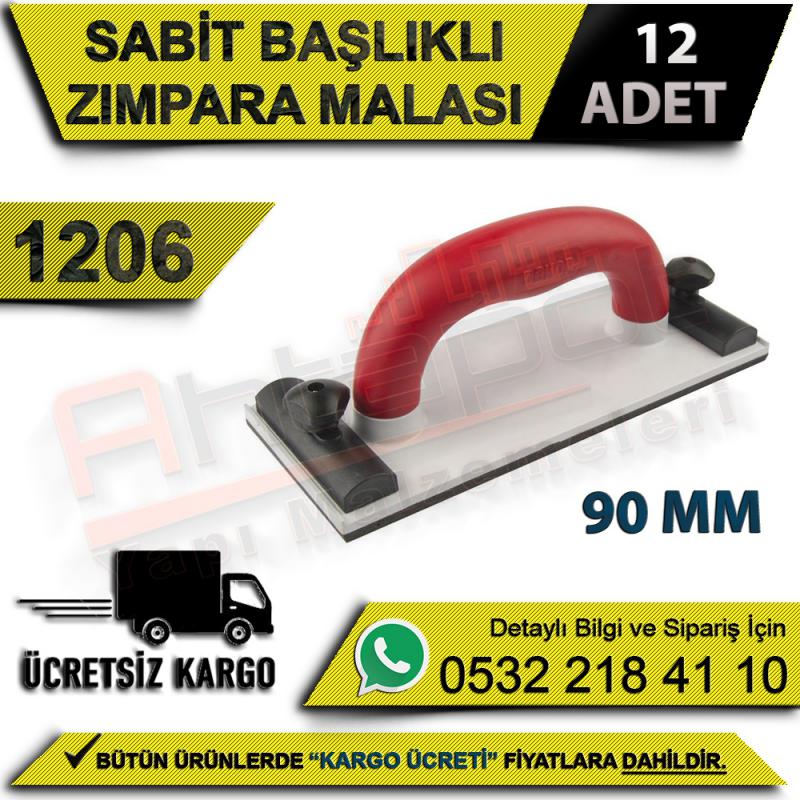 Dekor 1206 Sabit Başlıklı Zımpara Malası 9x22,5 Cm - Zımpara Ekipmanları
