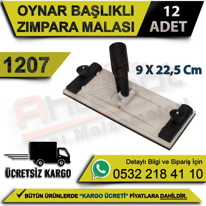 Dekor 1207 Oynar Başlıklı Zımpara Malası 9x22,5 Cm (12 Adet) - Zımpara Ekipmanları