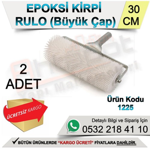 Dekor 1225 Epoksi Kirpi Rulo Büyük Çap 30 Cm (2 Adet)