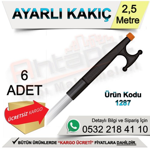 Dekor 1287 Ayarlı Kakıç 2,5 Mt (6 Adet)