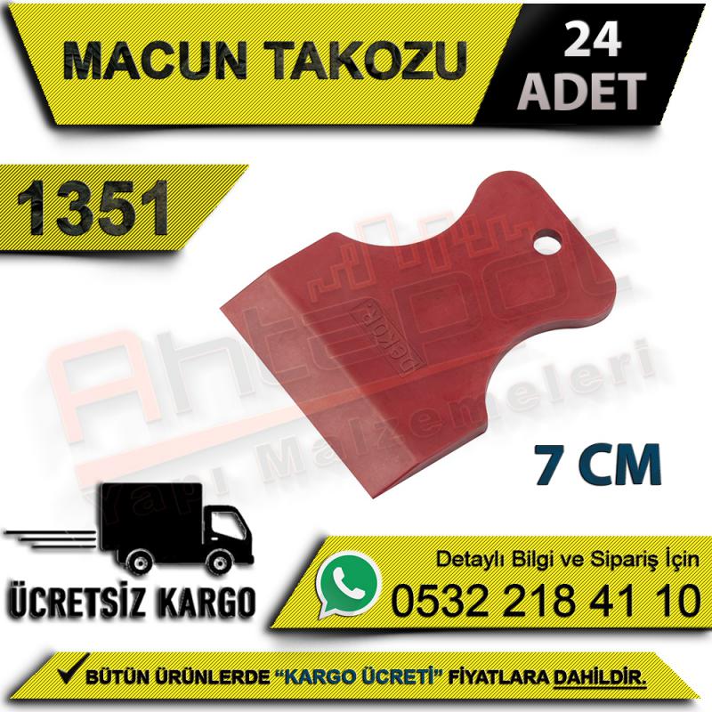 Dekor 1351 Macun Takozu 7 Cm (24 Adet) - Macun Takozları