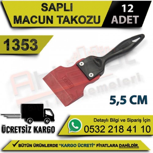 Dekor 1353 Saplı Macun Takozu 5,5 Cm (12 Adet)