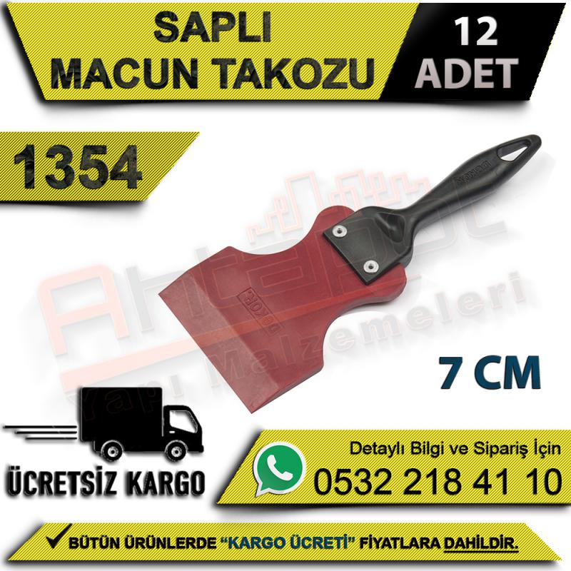 Dekor 1354 Saplı Macun Takozu 7 Cm (12 Adet) - Macun Takozları