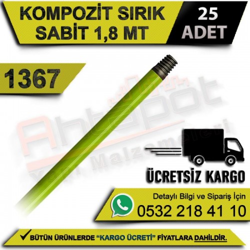 Dekor 1367 Kompozit Sırık Sabit 1,8 Mt (25 Adet)