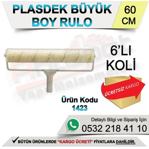 Dekor 1423 Plasdek Rulo Büyük Boy 60 Cm (6 Adet)