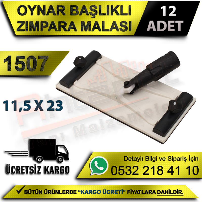 Dekor 1507 Oynar Başlıklı Zımpara Malası 11,5x23 Cm (12 Adet) - Zımpara Ekipmanları