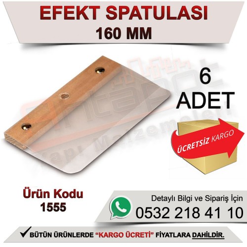 Dekor 1555 Efekt Spatulası 10,5x16 Cm (6 Adet)
