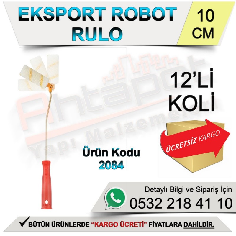 Dekor 2084 Eksport Robot Rulo 10 Cm (12 Adet) - Rulo ve Fırçalar