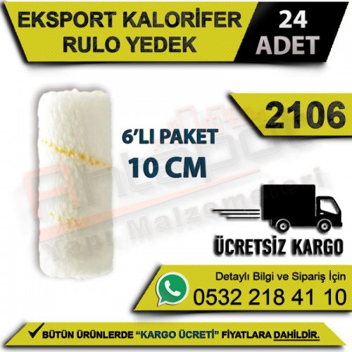 Dekor 2106 Eksport Kalorifer Rulo Yedek 10 Cm 6’lı Paket