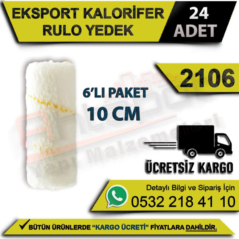 Dekor 2106 Eksport Kalorifer Rulo Yedek 10 Cm 6’lı Paket - Rulo ve Fırçalar