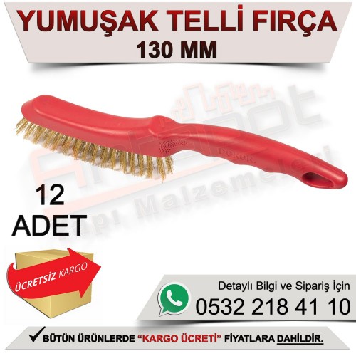 Dekor 6200 Yumuşak Telli Tel Fırça 13 Cm