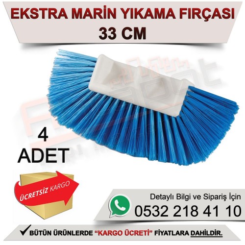 Dekor 6230 Ekstra Marin Yıkama Fırçası 13’’/33 Cm (4 Adet)