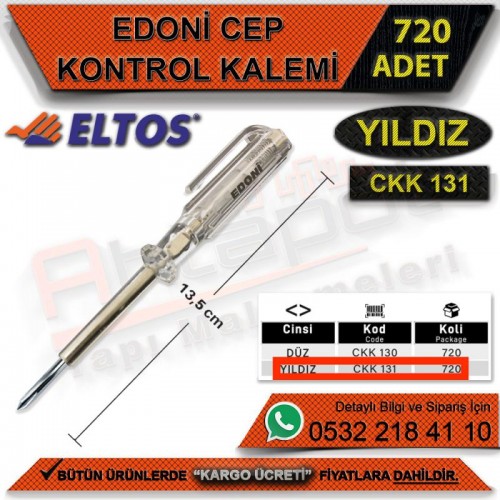 Edoni Cep Kontrol Kalemi Yıldız (720 Adet)