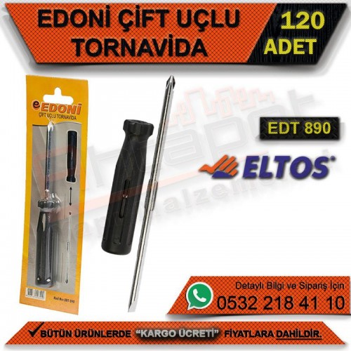 Edoni Edt890 Çift Uçlu Tornavida  (120 Adet)