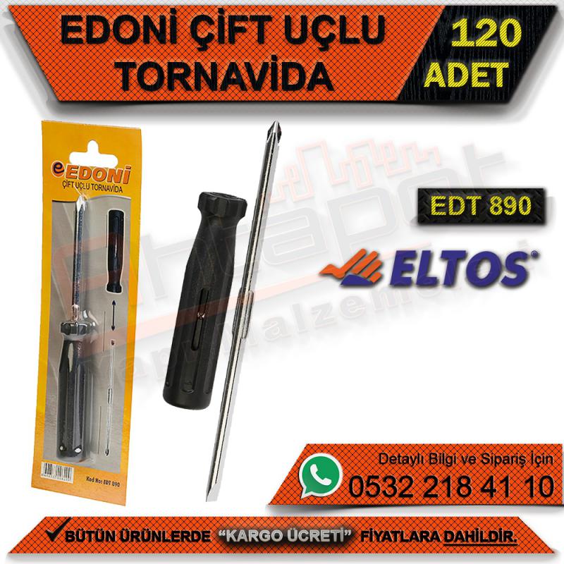 Edoni Edt890 Çift Uçlu Tornavida  (120 Adet) - Pense, Tornavida