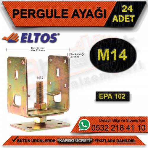 Edoni Epa102 Pergule Ayağı (24 Adet)