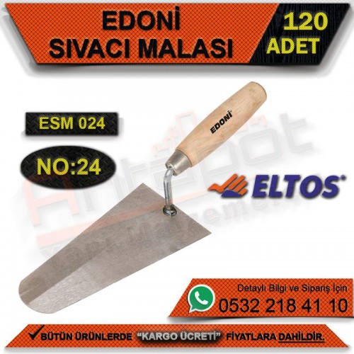 Edoni Esm024 Sıvacı Malası No:24 (120 Adet)
