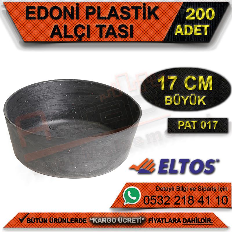 Edoni Pat017 Plastik Alçı Tası Büyük 17 Cm (200 Adet) -