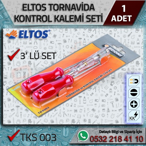 Edoni Tks003 3’lü Tornavida Seti