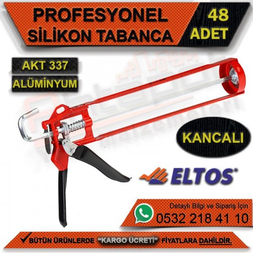 Eltos Akt337 Profesyonel Silikon Tabancası Kancalı (48 Adet)