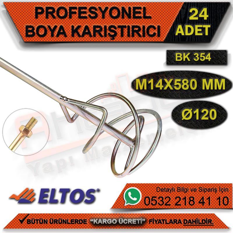 Eltos Bk354 Profesyonel Boya Karıştırıcı M14x580 Mm Ø120 (24 Adet) - Boya Malzemeleri